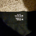 Amazon  Black Workout Crop Top Ribbed Photo 1