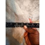 Show Me Your Mumu Show Me Your Mumu Leighanne Sweater Medium Fuzzy Star Knit Gray White Oversized Photo 7