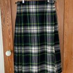 O’Neil of Dublin Dress Gordon Dress Tartan Kilt 100% Wool Back Pleated Skirt 💚🎀 Blue Size 12 Photo 3