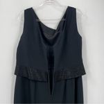 Daymor Couture Black Dress Size 18 Long Beaded Bodice Gown Photo 8