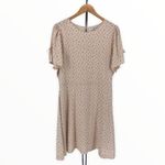 Madewell Tie-Sleeve Retro Dress in Dutch Dandelion Cream Micro Floral size 8 Photo 2