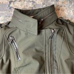 Michael Kors  Olive Green Belted Trenchcoat Jacket Photo 7