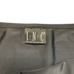 90s Vintage I.N.C. Black Jersey Mini Skirt Double Side Slit Medium Photo 6