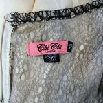 Chi Chi London  US 4 Casual Black Cream Prom Dress Photo 4