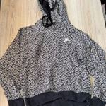 Nike  Black and White Patterned Hoodie hooded pullover sweatshirt sweater Photo 0