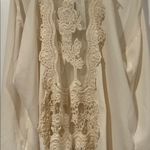 Lovemarks  cream‎ crochet camisole tank medium Photo 3