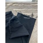 Vervet Flying Monkey Women's Wide-Leg Black Jeans Size 27 Button Fly Raw Hem Photo 7