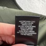 Torrid 5 5X Textured Ponte Crop Military Jacket Green Gold Button Ribbed Women's Photo 8