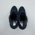 Alfani Womens Shirlee Navy Blue Suede Buckle Ankle Boots 6M Western Boho Casual Photo 4