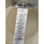 Christian Dior Authentic white 2022 DIORIVIERA D-BOBBY STRAW Hat 57 Photo 5