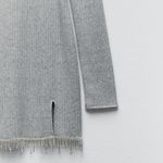 ZARA dress mini jewel rhinestone party ribbed sweater turtleneck Photo 7