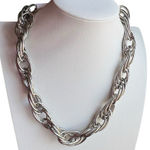 EXPRESS Bold Silver Chain Necklace Photo 0
