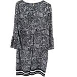 Michael Kors  Black Ruffled Flutter Sleeve Blouse Photo 3