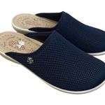 Fly Flot Navy Blue Anatomic Slip On Clogs Sz 39 Photo 0