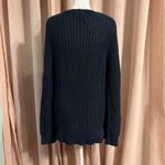 Nautica Navy Cable Knit Pullover Sweater Size Large Photo 1