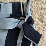 J.O.A. White Striped Wrap Skirt Photo 5