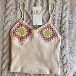 ZARA  Crochet‎ Crop Tank Top XS-S NWT Photo 2