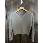 Moon and Madison Button Cardigan Sweater Knit Wide V Photo 2