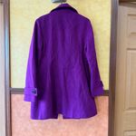 Anne Klein  Purple Double-Breasted Coat Photo 1