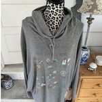 Disney NEW PRINCESS Icons Long SLEEVE SHIRT WOMEN'S SZ 2X Gray Funnel Neck G4 Photo 2