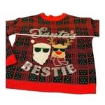 UGLY SWEATER SANTA BESTIE SIZE S Photo 4