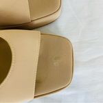 Jeffrey Campbell  Ninety square toe platform sandal in tan. Size 8 Photo 6