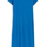 Frank & Eileen Harper Large Perfect Tee Maxi Royal Blue Dress Classic Staple Photo 0