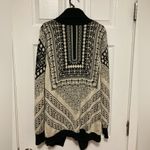 Staring At Stars  Anthropologie Black & Cream Patterned Open Cardigan Sweater Photo 5