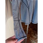 Zella  Blue and White Striped Women's Long Sleeve Athletic Top sz M Photo 6