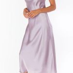Show Me Your Mumu New Dusty Purple Luxe Satin Verona Cowl Dress Size XXS Photo 0