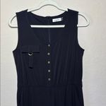 Michael Kors Elegant Black Jumpsuit palazzo Sleeveless Pre-loved Size 12 Photo 2