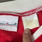 Vintage Debbie Brooks Red Sweatshirt crewneck Puppy Kitten Graphic Size L Photo 3