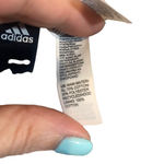 Adidas Gray Three Stripe Hooded Full Zip Sweatshirt Jacket Women Sz S Photo 5