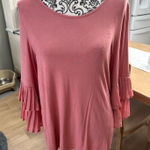 Liz Claiborne  size medium dusty pink tunic top Photo 0