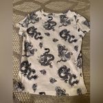 Faded Rose Women's Crew Neck Crop Top Size Small Photo 1