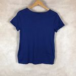 Charter Club  Blue Short Sleeve Cotton Pajama Top NWT XS Photo 4