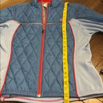 Pearl Izumi Women’s Quilted Jacket Size L Blue Red EUC Photo 14