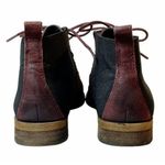 Franco Sarto Halix Burgundy Distressed Leather Chukka Boot Black Cherry Size 5 Photo 9