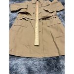 Denim & Co size Medium‎ trench with pockets and belt Tan Photo 5