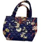 Nanette Lepore Women's Printed Washable Mini Tote Bag Navy Floral Photo 3
