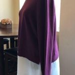 Maison Jules New  Savory Wine Layered Look Sweater Photo 4