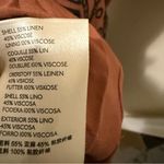 Anthropologie Mauve by  Daphne Embroidered Honey Brown Midi Dress Photo 9