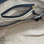 Brahmin Authentic Black Croc-Embossed Leather Satchel Photo 8