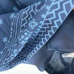 Old Navy  Womens Sleeveless Tank Dress Navy Blue Print Large Photo 3