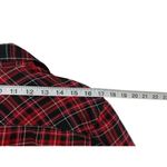 Dress Barn  Women's Red & Black Plaid Top Photo 4