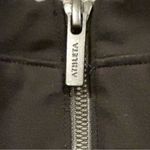 Athleta black A line zipper back spandex stretch Dress Photo 5