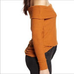 BP NWT Nordstrom Off the Shoulder Sweater Blouse Top S Photo 2