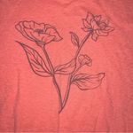 American Eagle Flower Graphic Tee Peach Size XS Photo 2