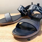 Nautica Size 8.5 Navy Blue Kristy Flat Sandals Photo 2
