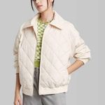 Brand New White Bomber Jacket Photo 5